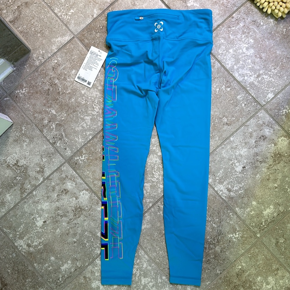 🍋 SW 🧜‍♀️ Lululemon Seawheeze Speed Wunder MR Tights Sz 8